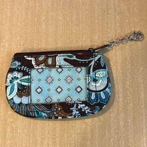 Vera Bradley Coin and ID purse pouch keychain